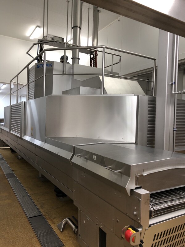 Tunnel de cuisson Marel/Stork/Townsend twin spiral hot air/steam oven
