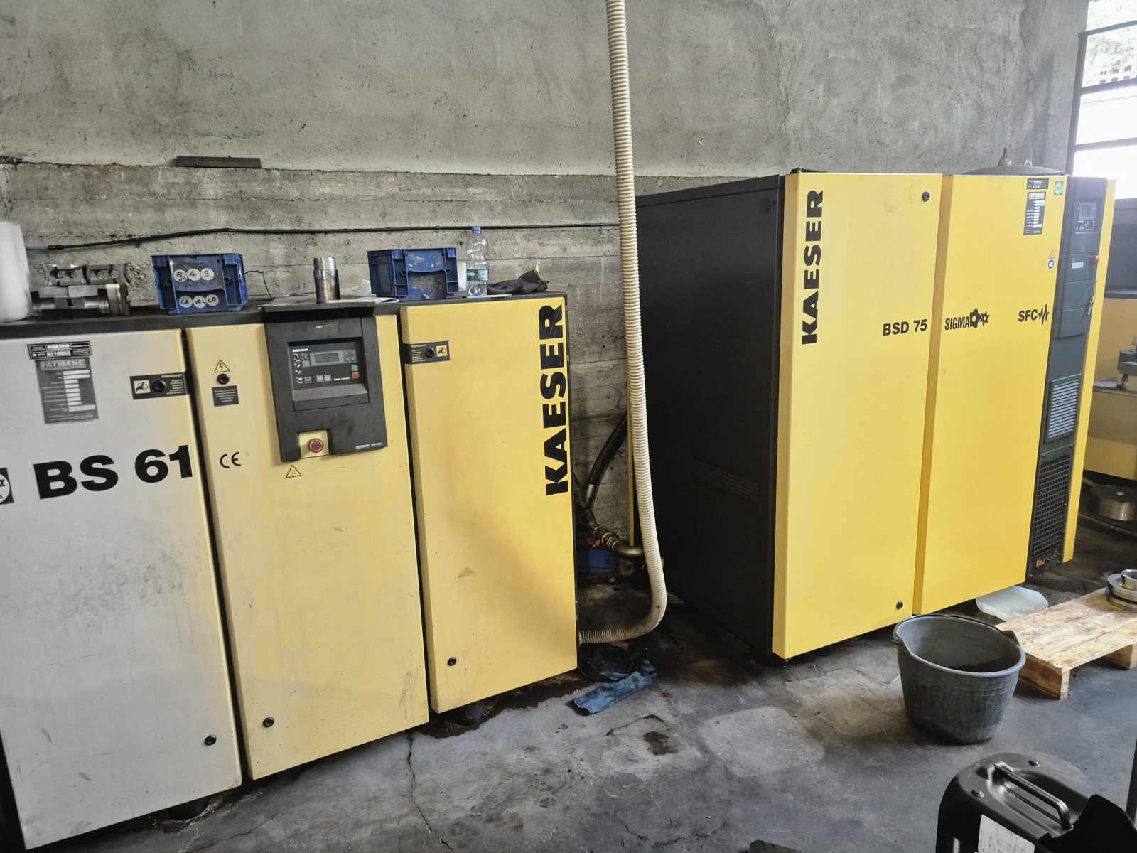 Compresseur à vis Kaeser BS 61 · 37 kW (50 HP)