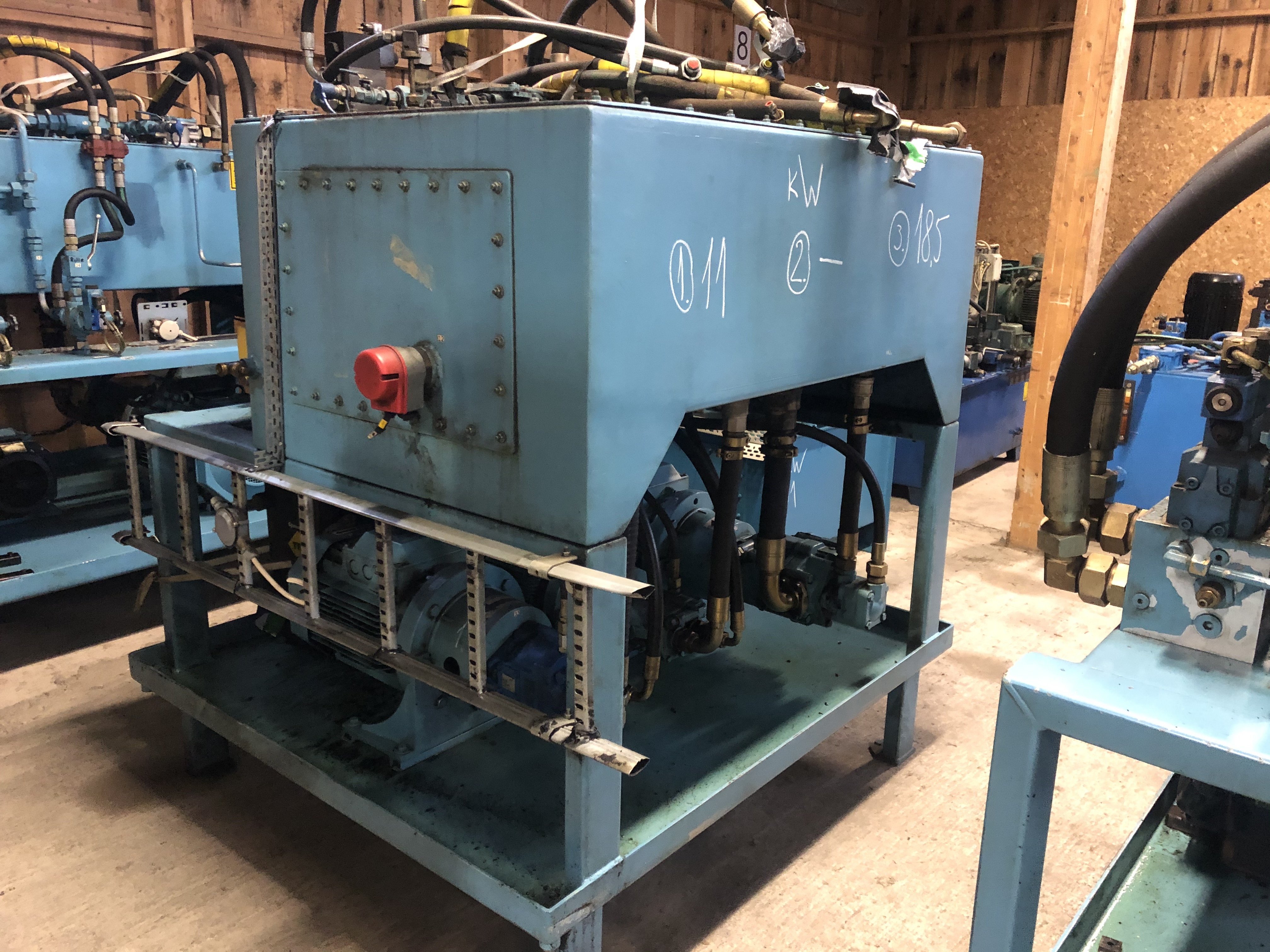 Broyeur à bois Inab Hydraulic station