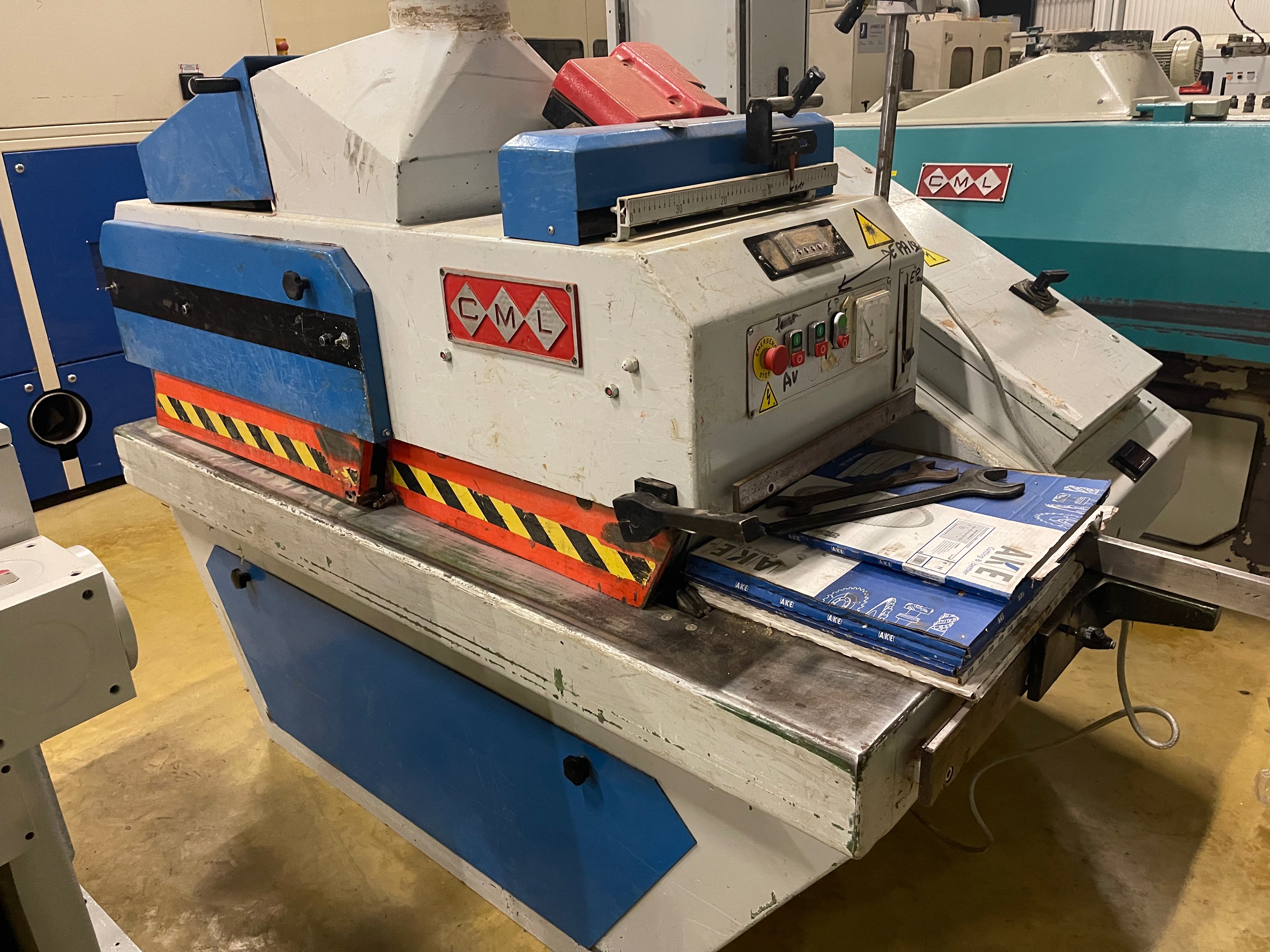 Scie multilames CML 1-blade mobile edger