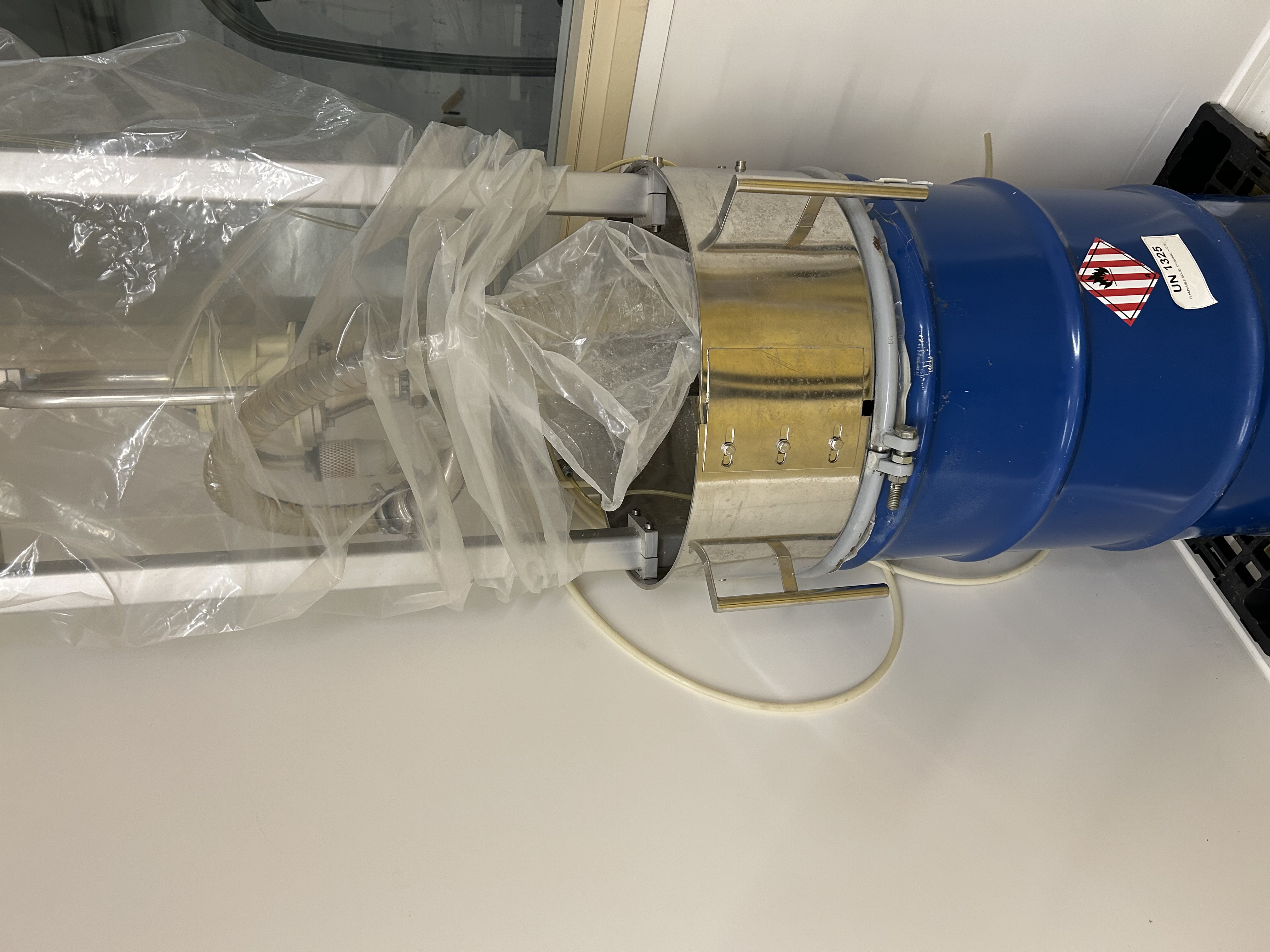 Système de vidange de fûts haute viscosité FLUX VISCOFLUX - Moteur pneumatique EX
