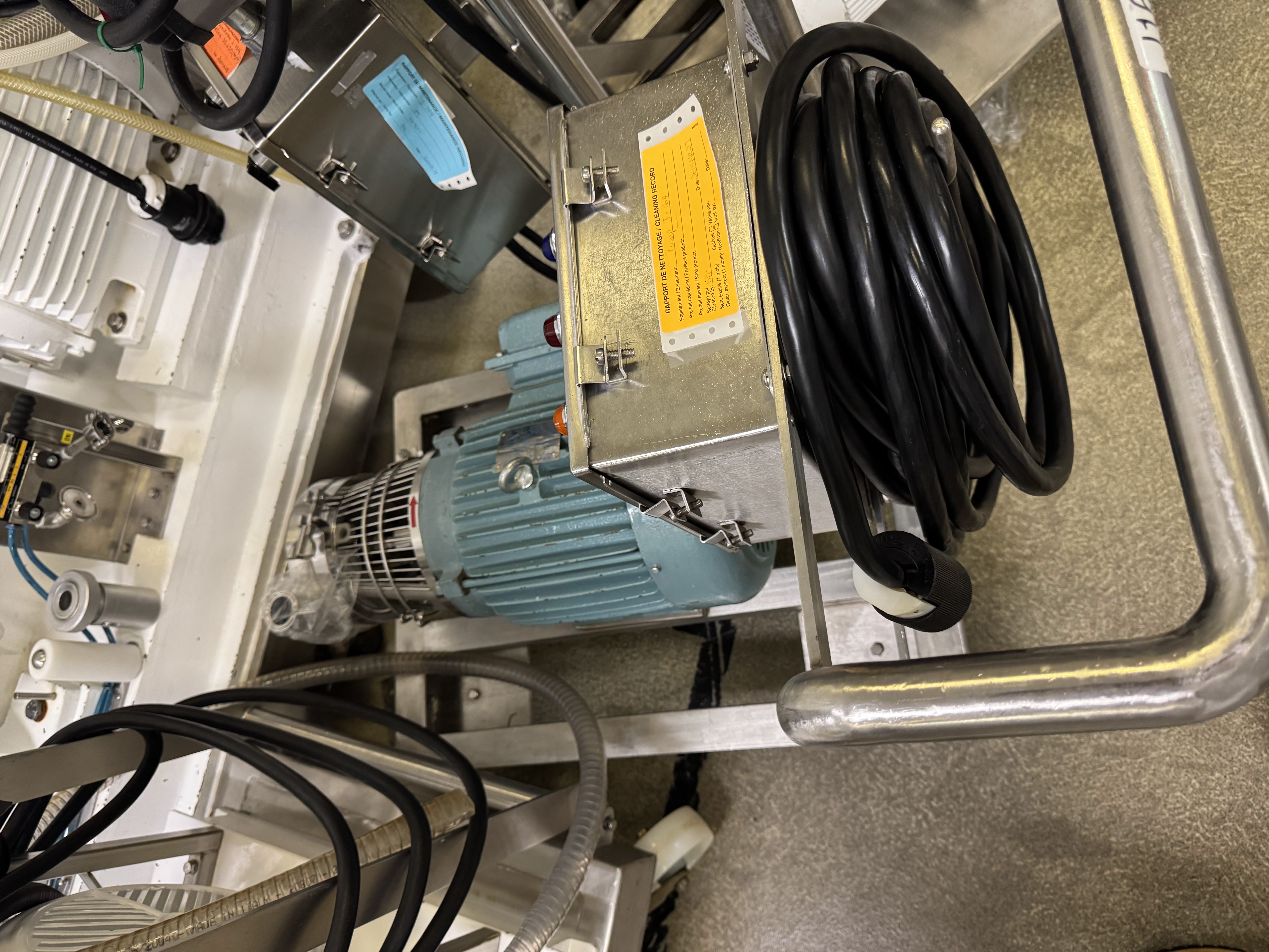 Pompe Waukesha bleue Modèle C218 Pompe industrielle