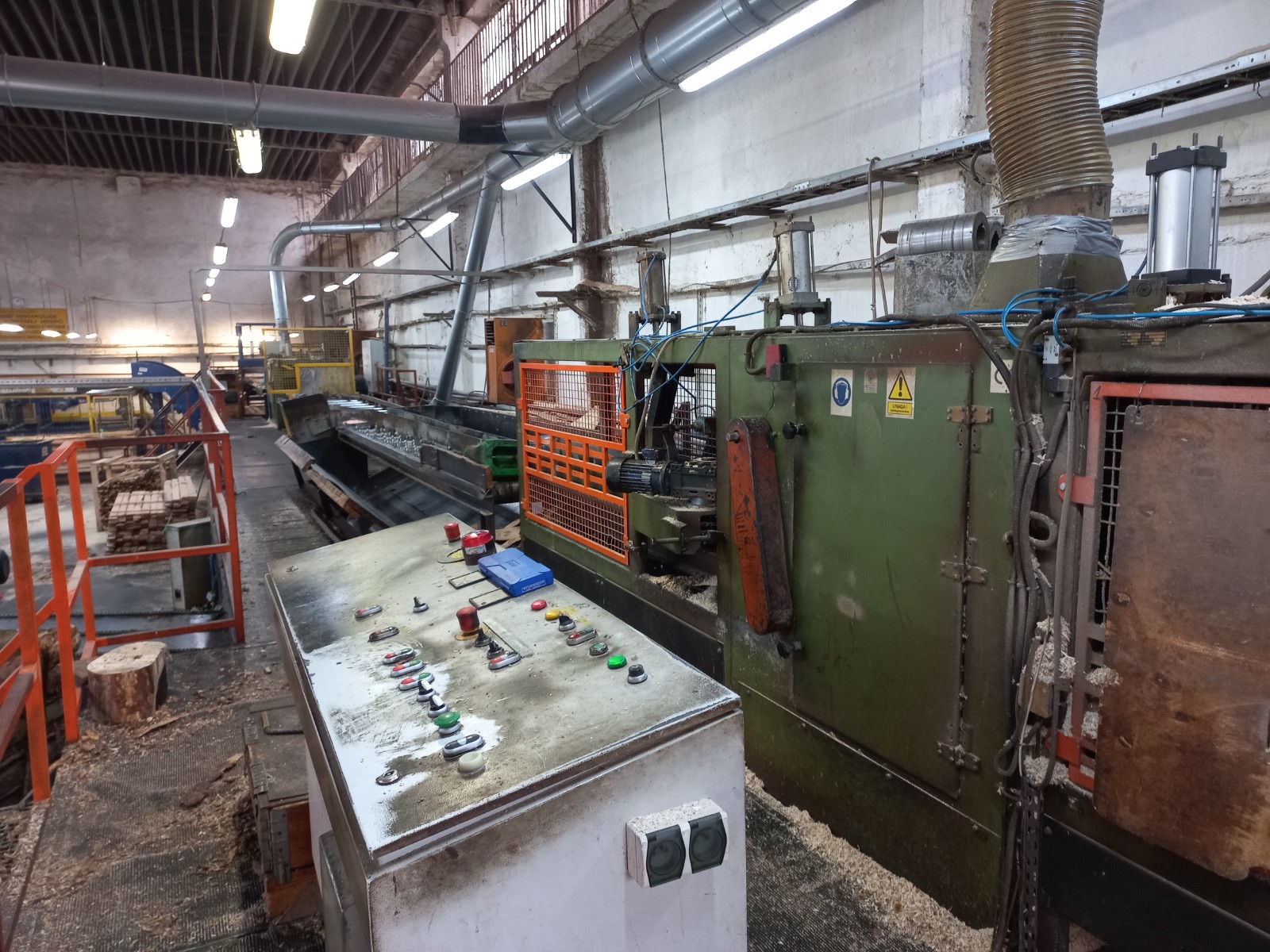 Ligne technologique automatique pour le sciage du bois Brodpol MAX 3200 - 400 mm