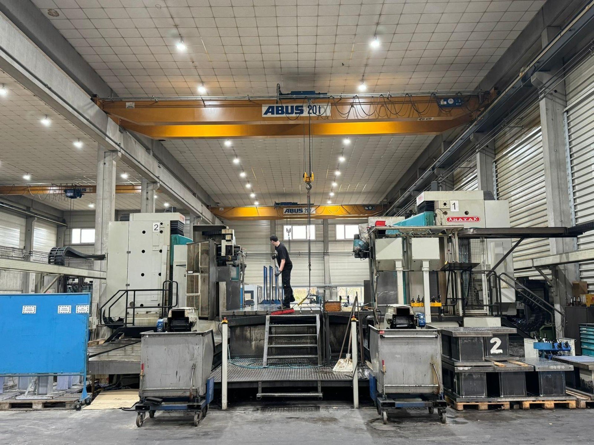Fraiseuse cnc à banc fixe ANAYAK HVM 11000 DUO