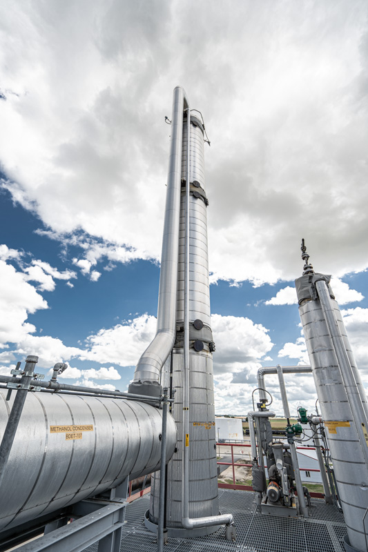 Fenix SS304 Packed Column Methanol Distillation