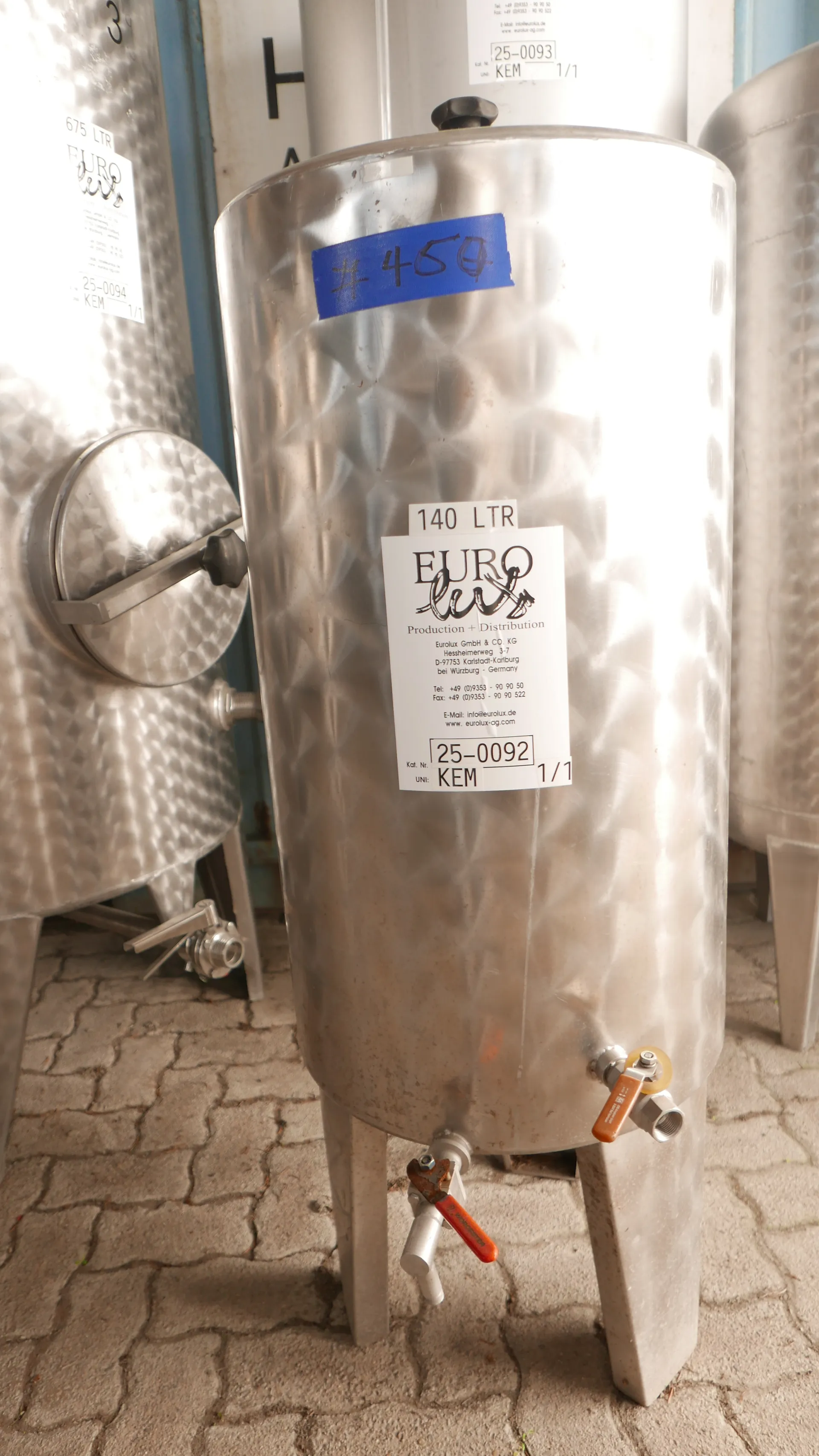 Cuve EUROLUX 140 L