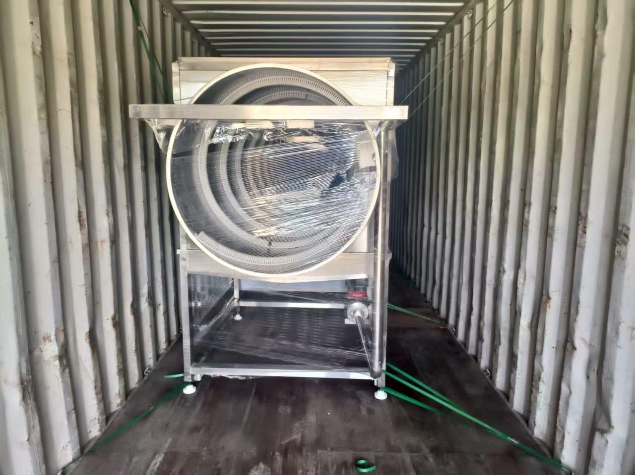 Machine de découpe, lavage et blanchiment de fruits et légumes Henan 1