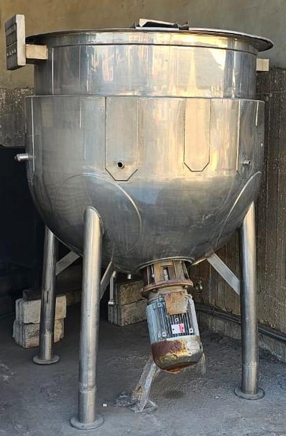 Dissolveur en acier inoxydable de 2 000 kg