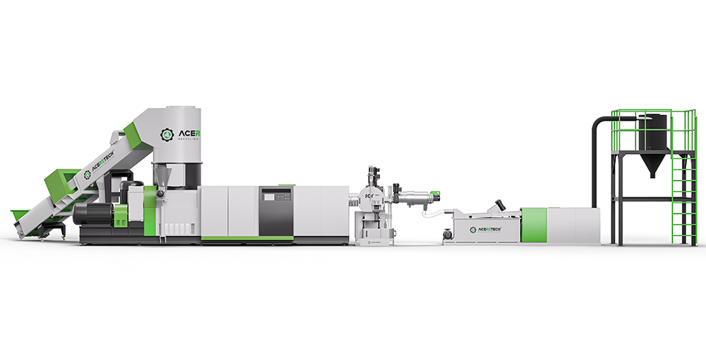 Machine de recyclage plastique Acaretech ACS800/120