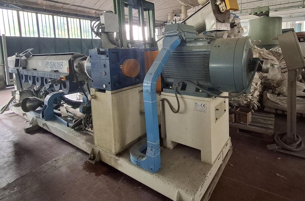 Extrudeuse bivis GAMMA MECCANICA 105 mm 40 L/D