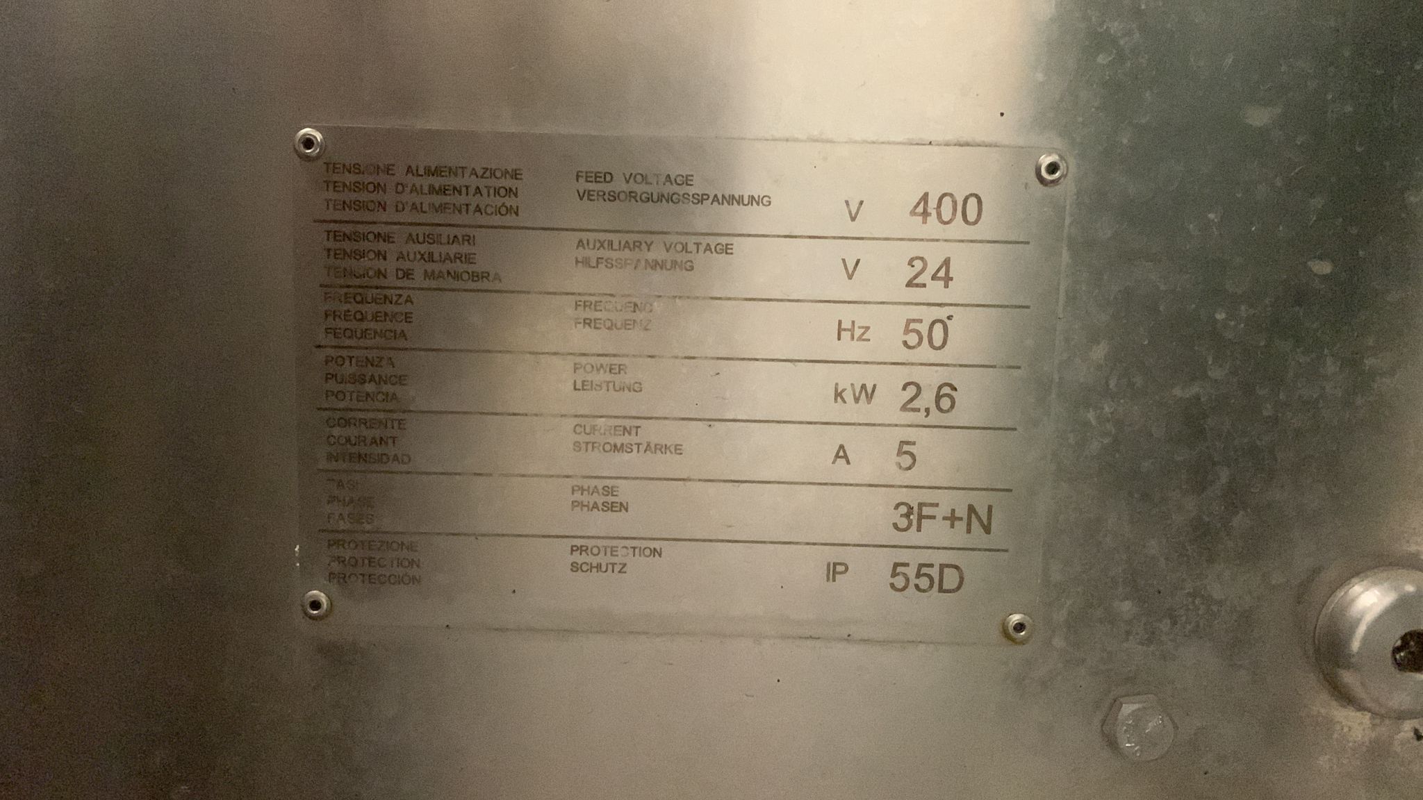 Machine de remplissage atmosphérique GAI 21116 PT-001
