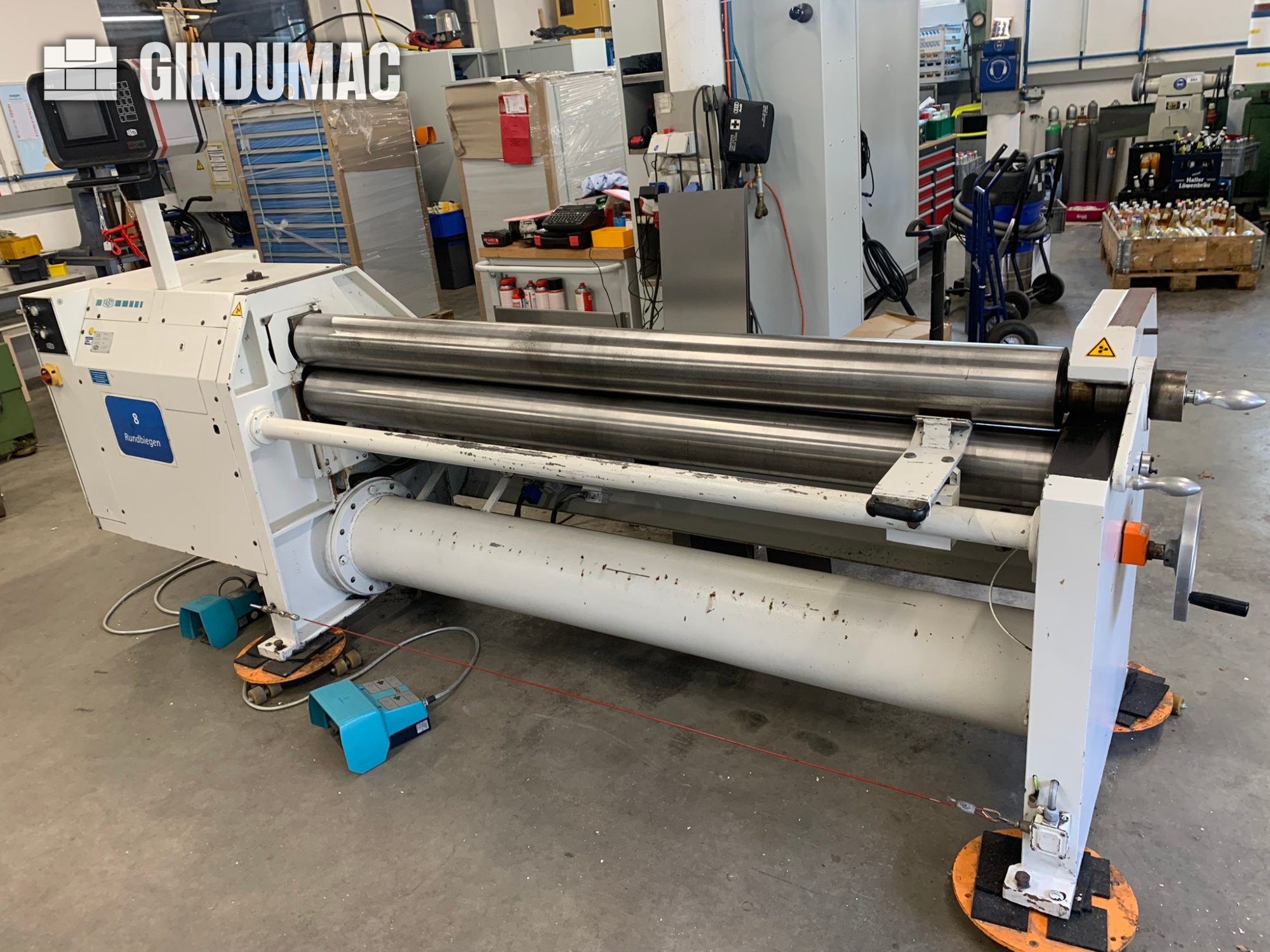 Rouleuse de tôle à 3 rouleaux FASTI 136-20-4.5