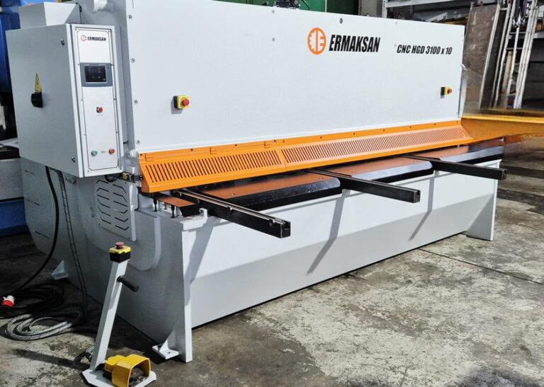 Cisaille guillotine hydraulique ERMAKSAN CNC HGD 3100×10