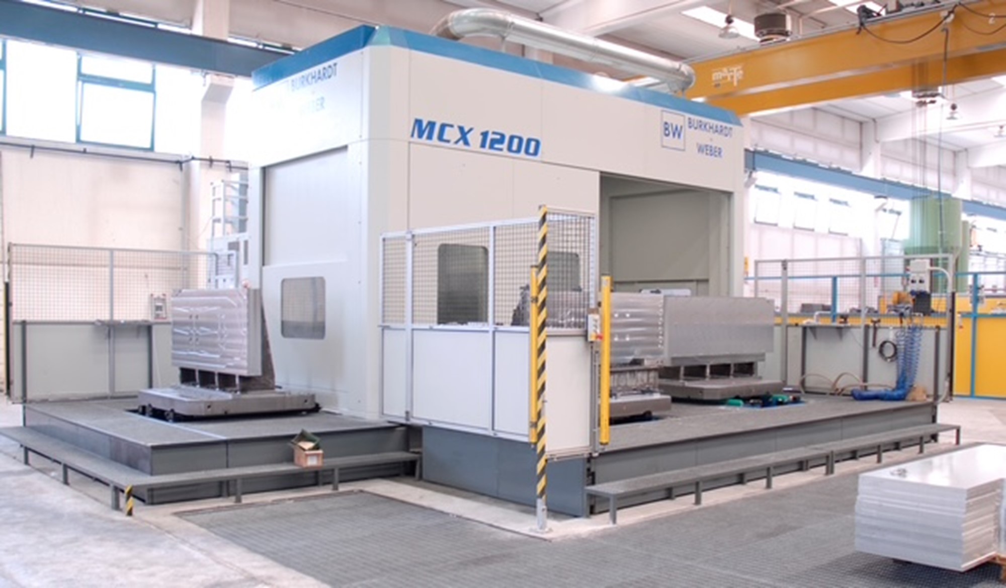 Centre d'usinage horizontal BURKHARDT & WEBER MCX 1200 d'occasion