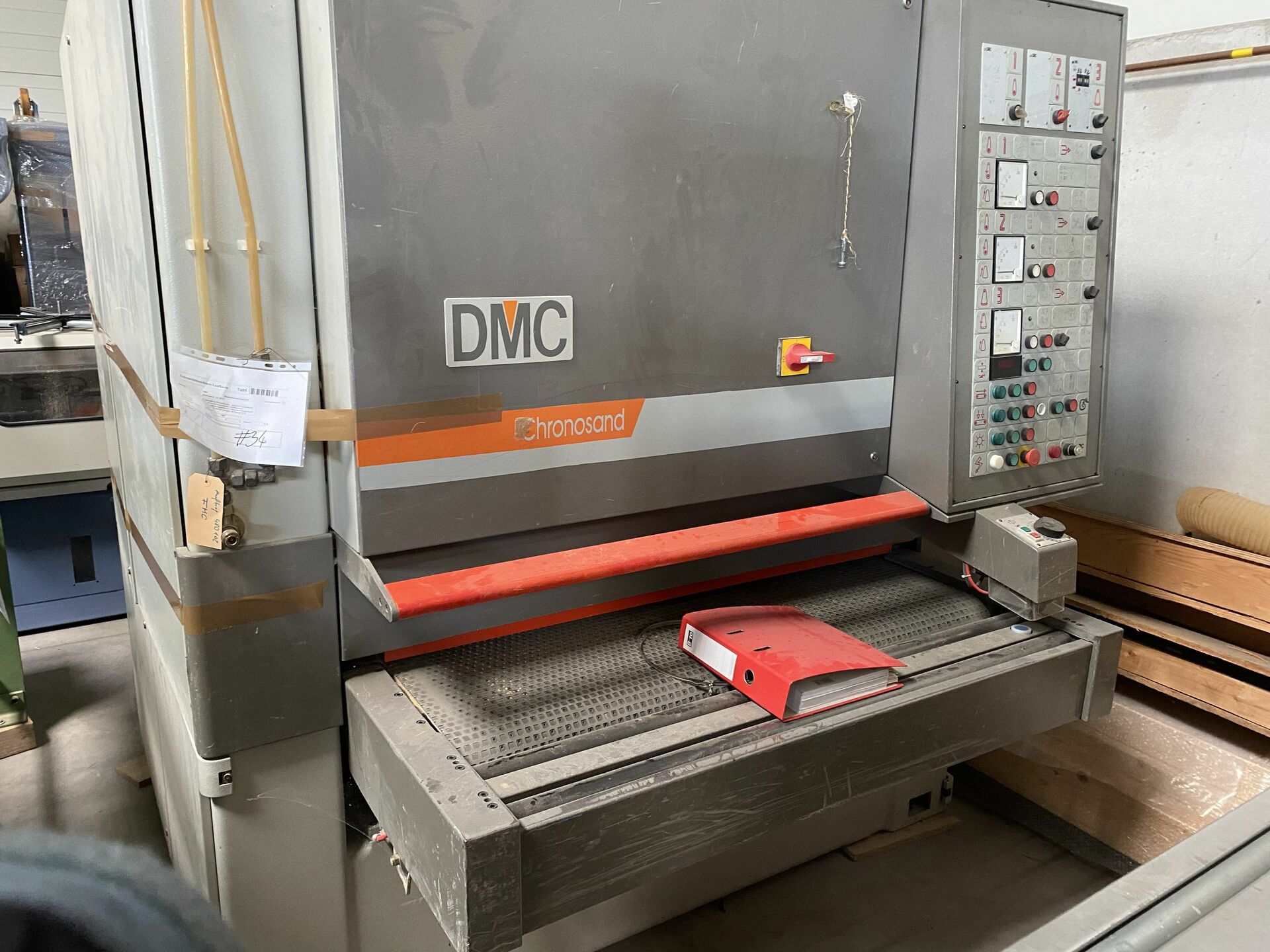 Ponceuse calibreuse large bande DMC CHRONOSAND CR 130 RRP