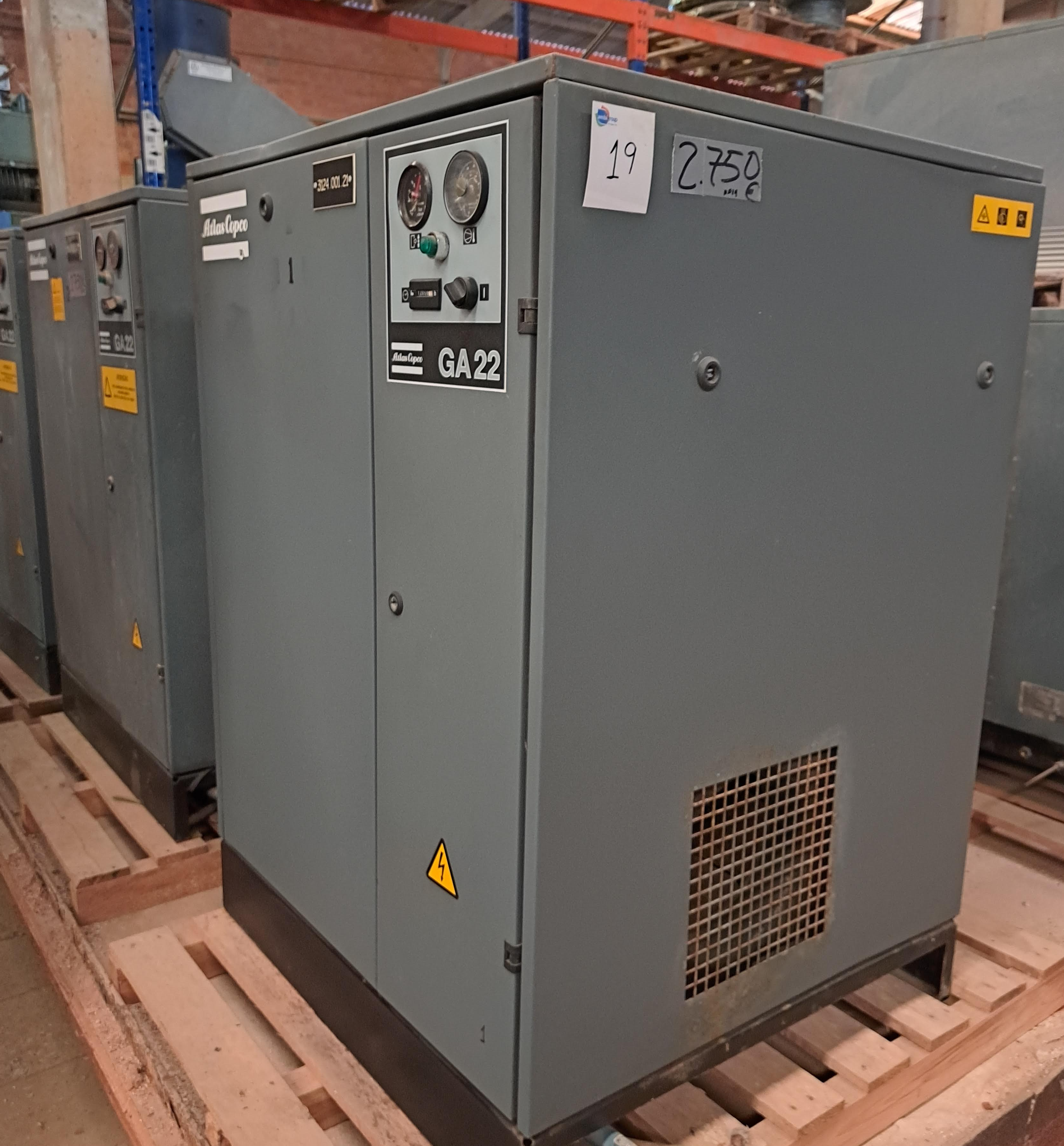 Compresseur Atlas Copco GA 22