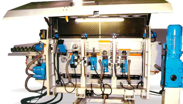Machine à équarrir pour le profilage et l'équarrissage de sols 2/3 couches PS90