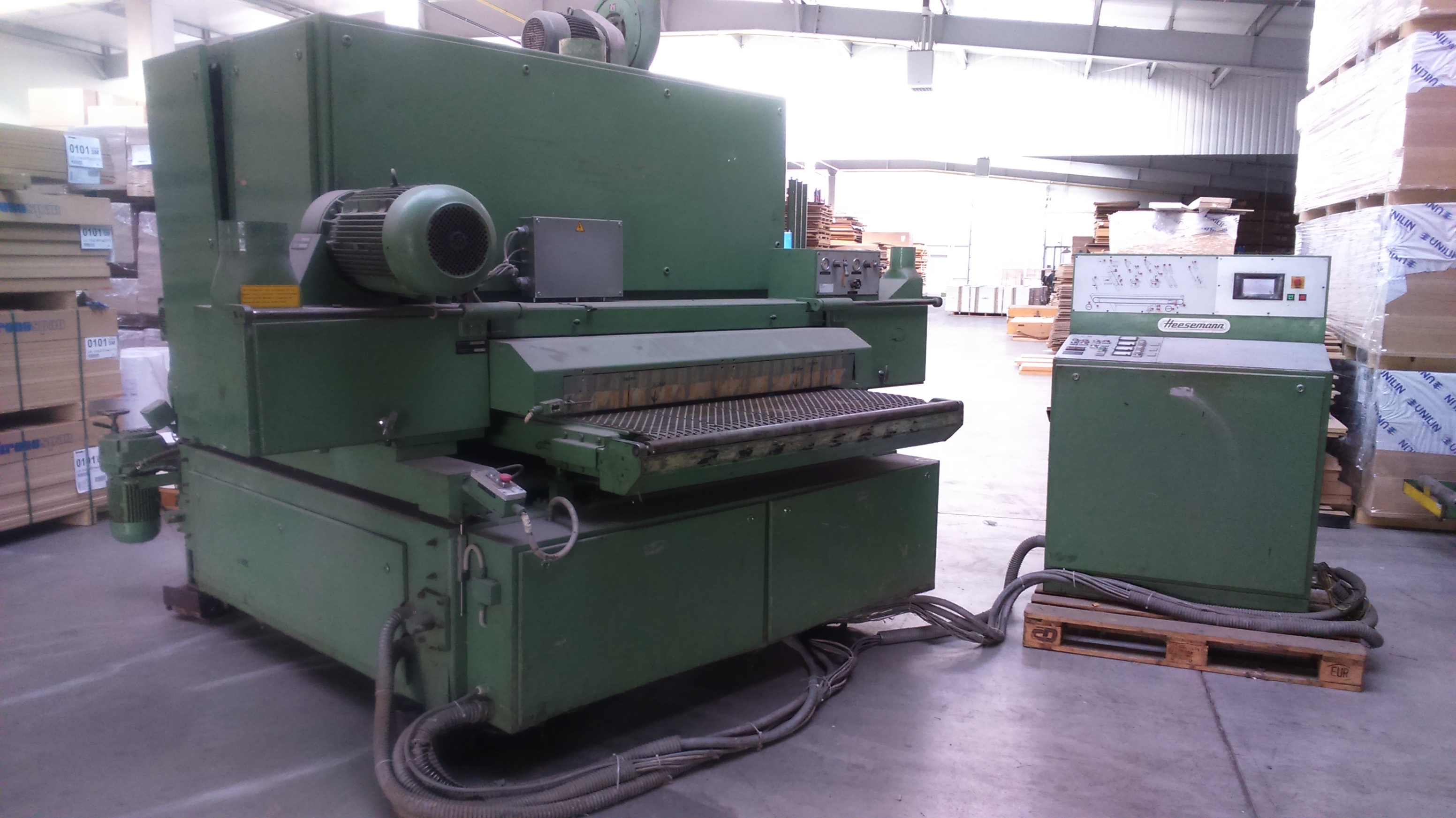 Ponceuse calibreuse large bande Heesemann LSM 4