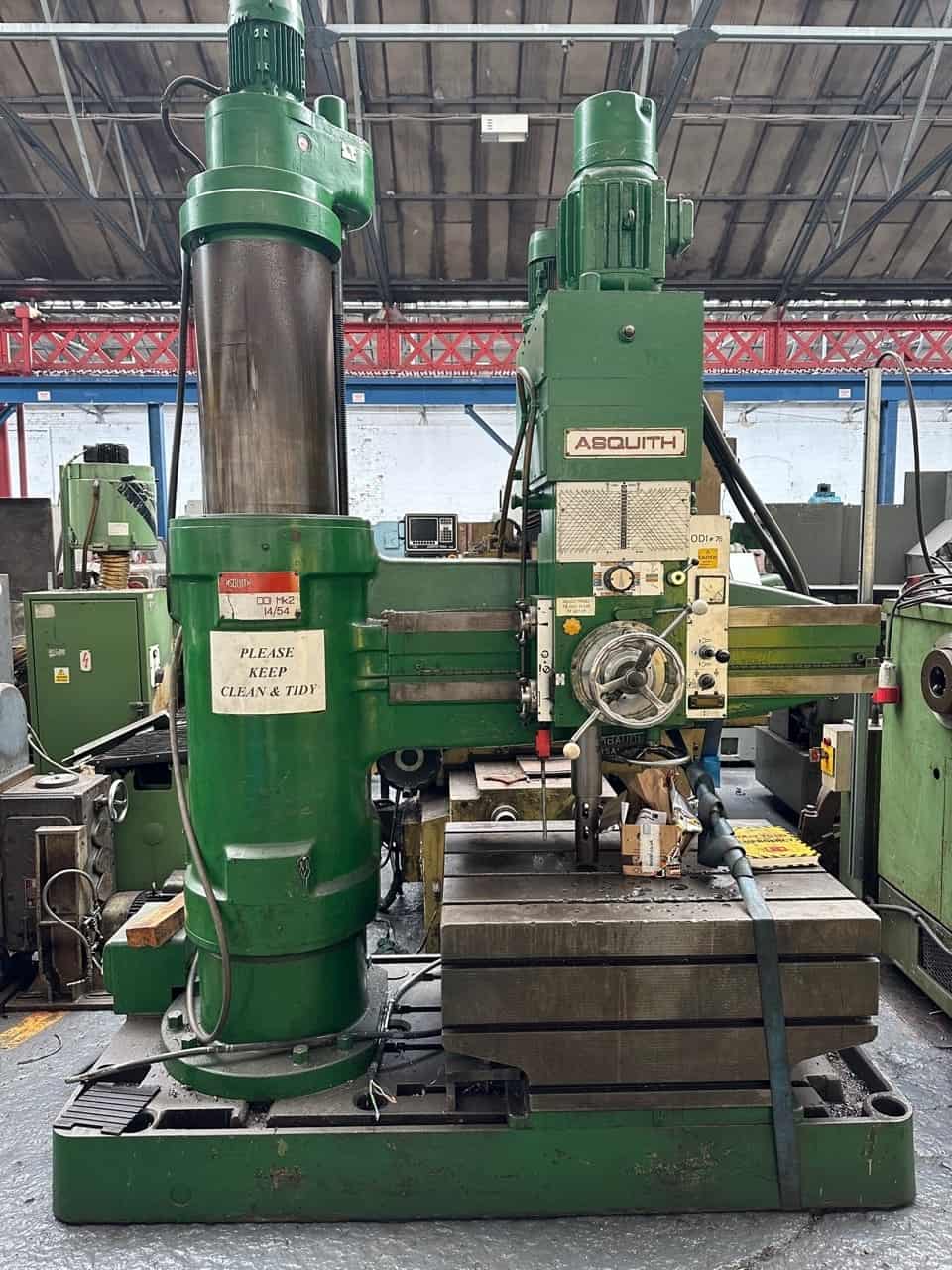 Perceuse radiale Asquith OD1 mk2