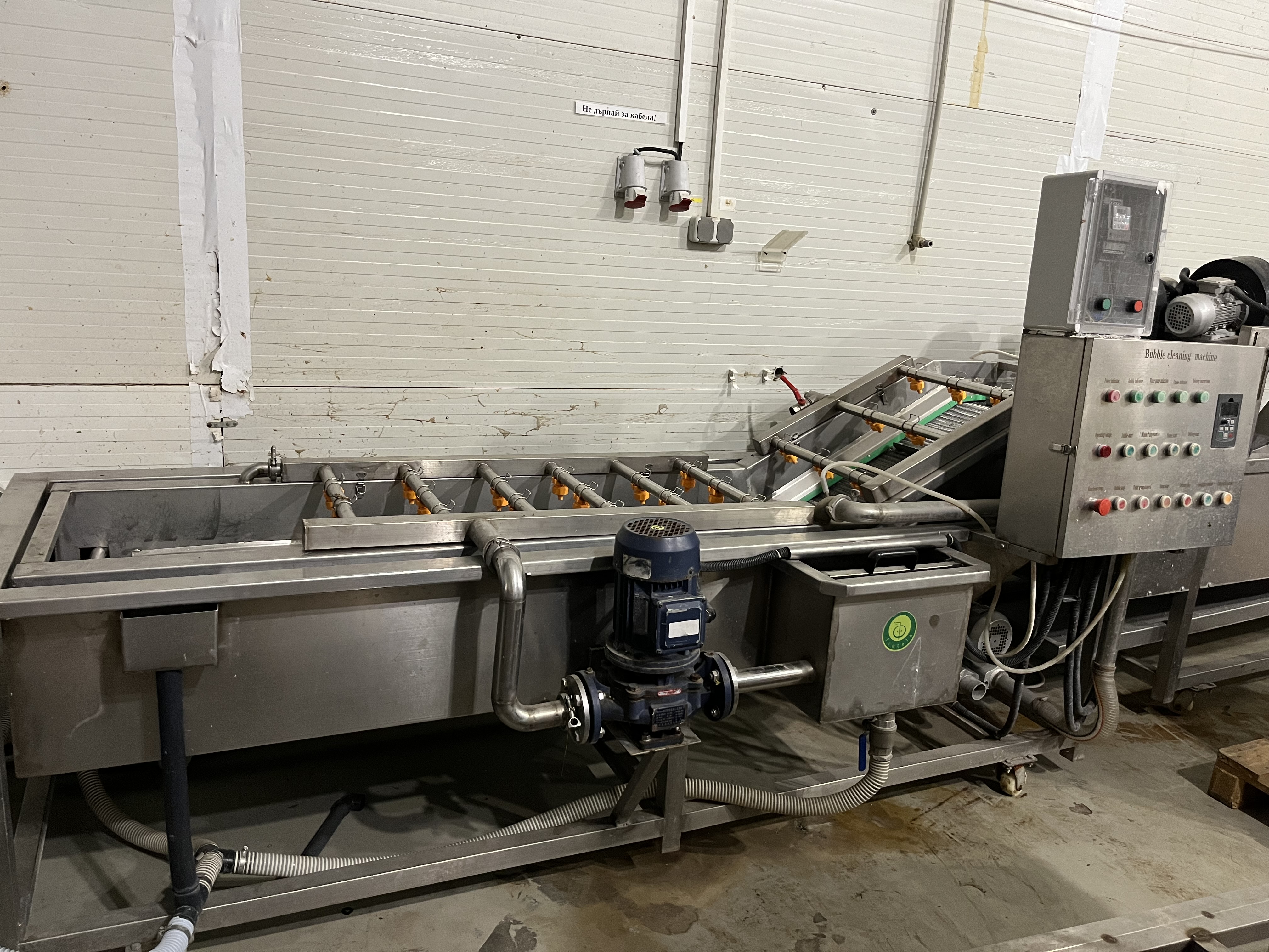 Machine de découpe, lavage et blanchiment de fruits et légumes Henan Ne