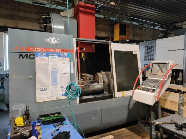 Centre d'usinage 5 axes Kovosvit Mas MCV 1000 Power 5AX