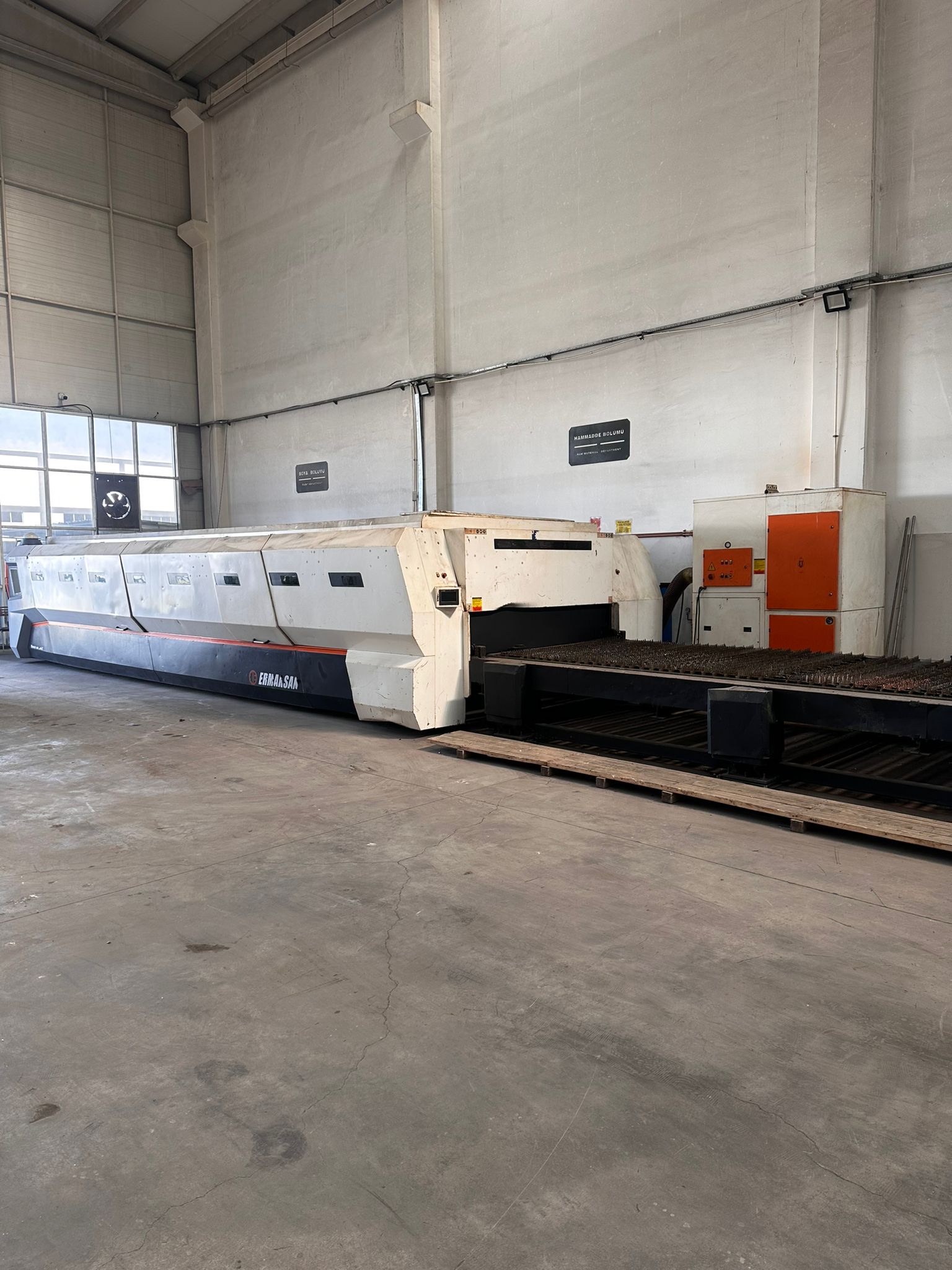 Machine de découpe laser Ermak 8000 mm x 2000 mm