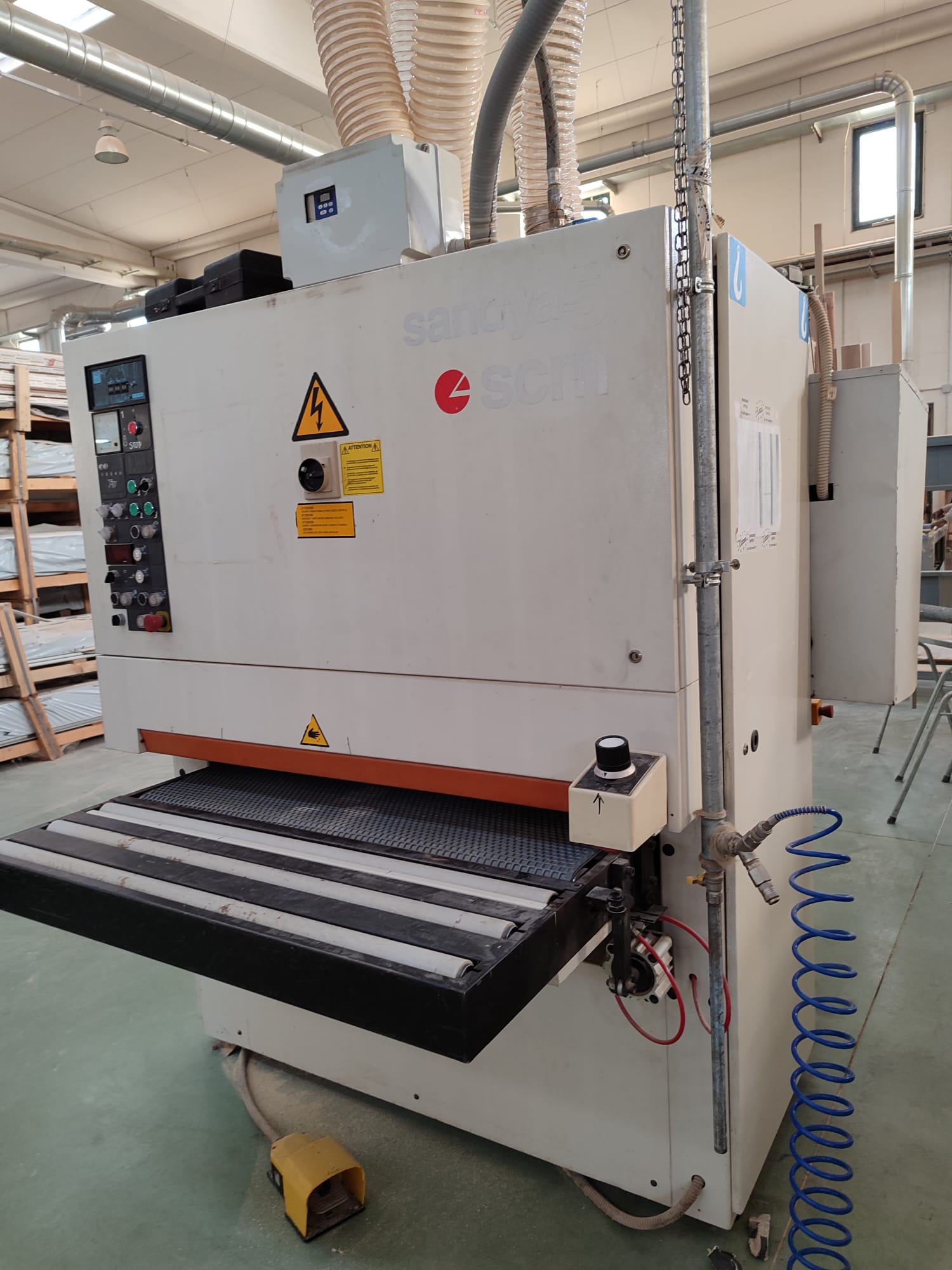 Ponceuse calibreuse large bande SCM Sandya 5