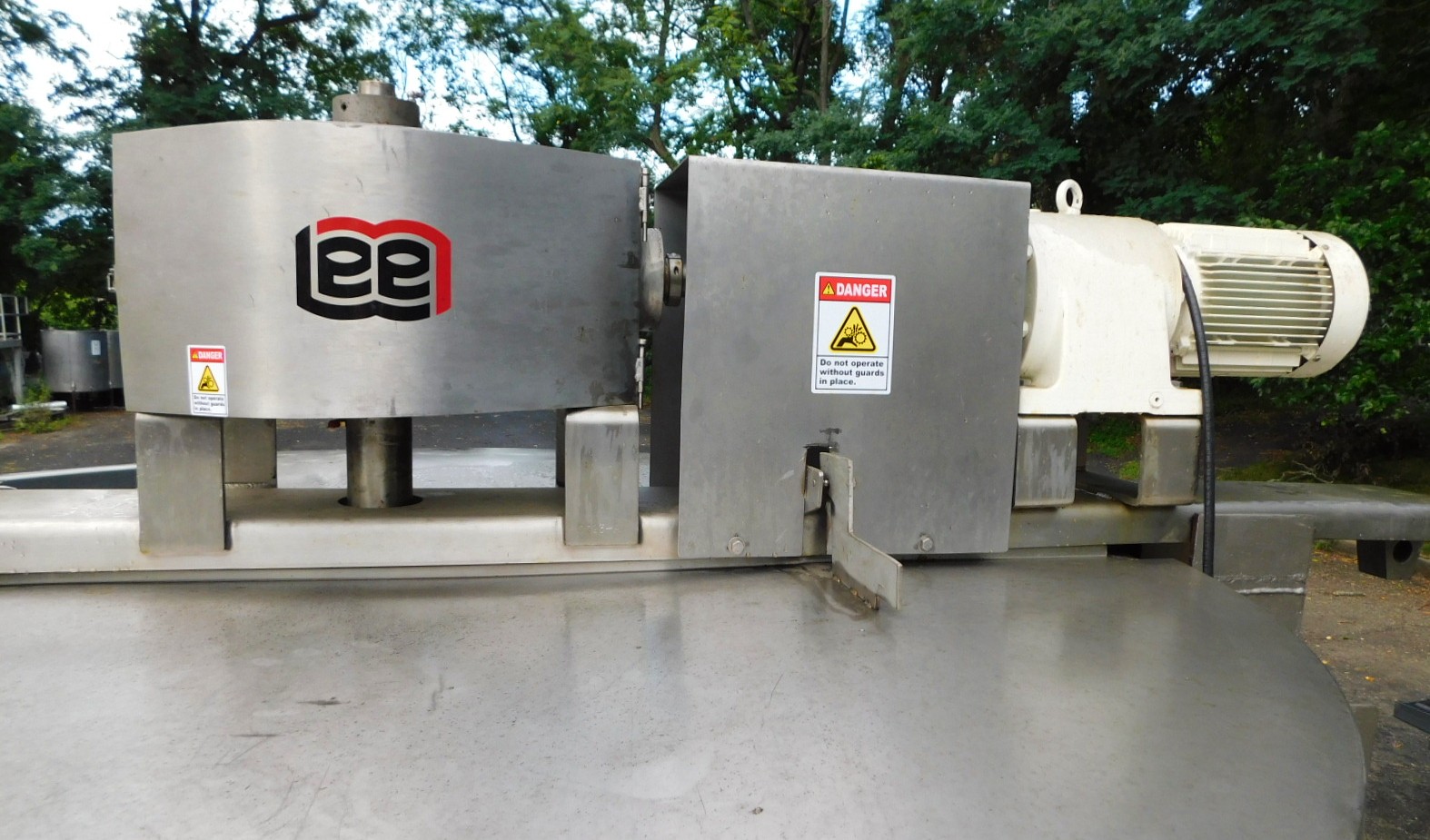Cuve de mélange à double agitation Lee Industries 750 d9mt d'une capacité de 750 gallons