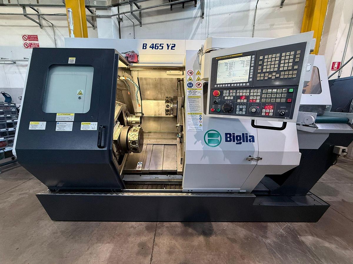 Tour motorisé cnc Biglia B 465 Y2 d'occasion