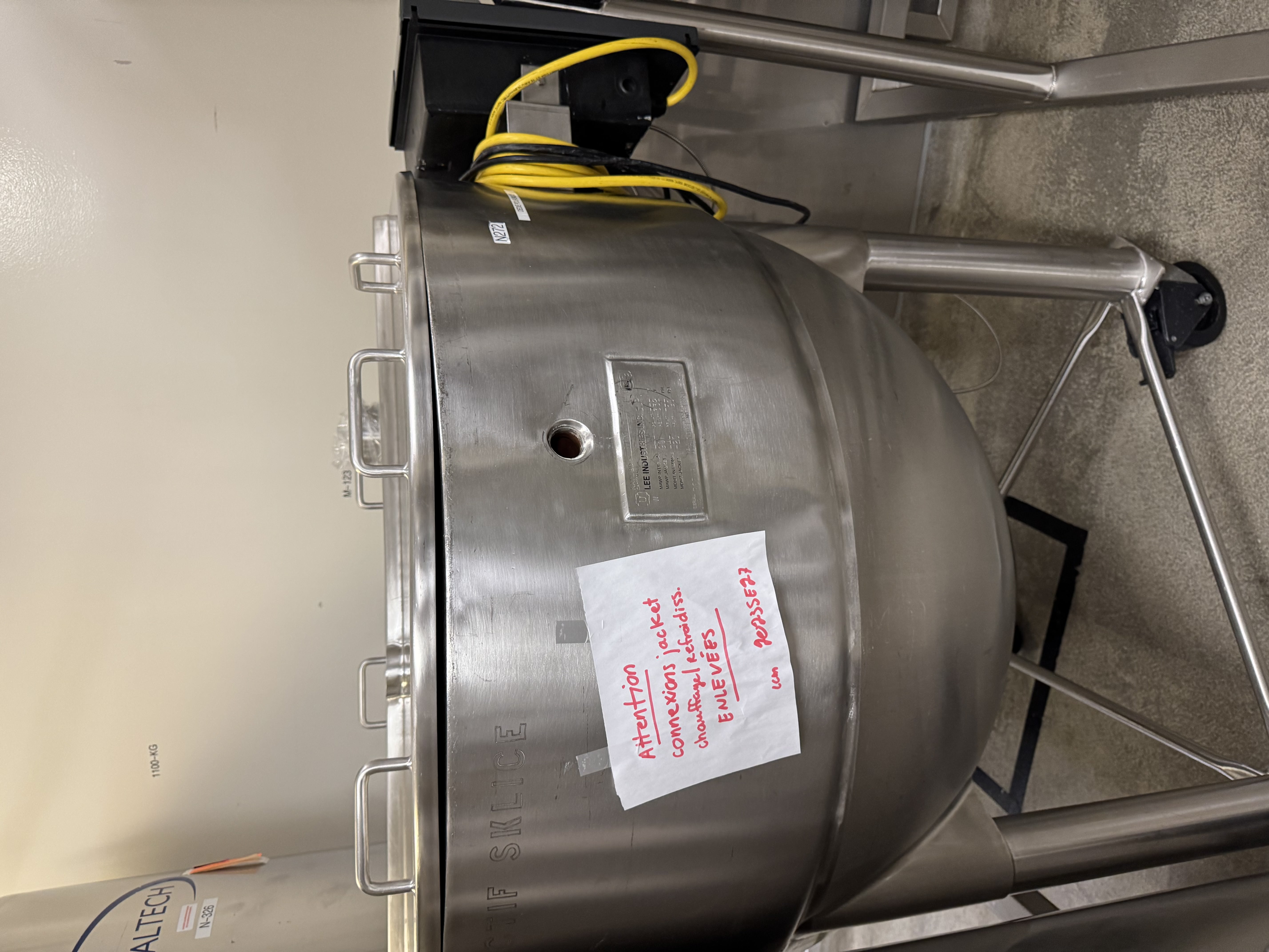 Lee Industries 125D Machine pharmaceutique / chimique
